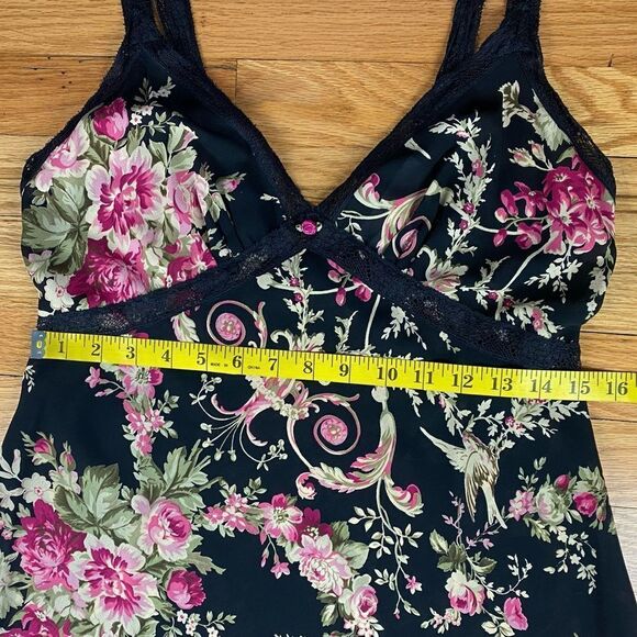 Oscar De La Renta Pink Label Floral Maxi Slip dress Size Medium - Picture 6 of 9